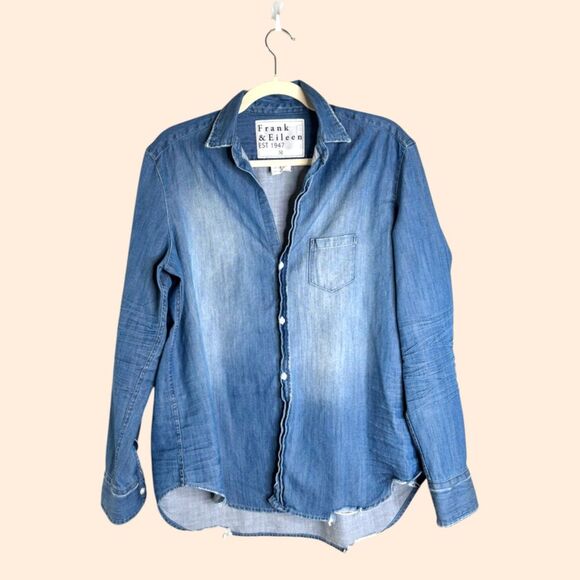 Frank & Eileen Tops - Frank Eileen Denim Button Up Shirt